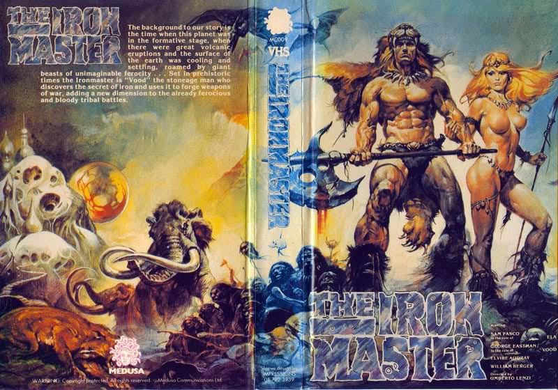 VHS box art for "The Iron Master"